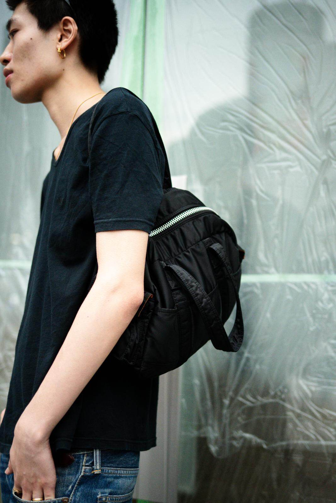 拓樹さん - A|X アルマーニ エクスチェンジ(A|X ARMANI EXCHANGE)、ポーター(PORTER)｜原宿ストリートスナップ - 写真6
