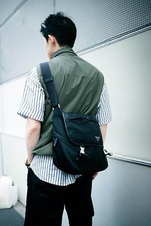 Zhijian Chenさん - エビコン(EVCON)、ディッキーズ(Dickies)｜原宿ストリートスナップ - 写真6