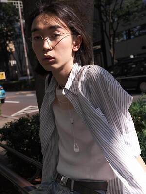 Ren Oriyamaさん - メゾン マルジェラ(Maison Margiela)、クレージュ(Courrèges)｜青山・表参道ストリートスナップ - 写真6