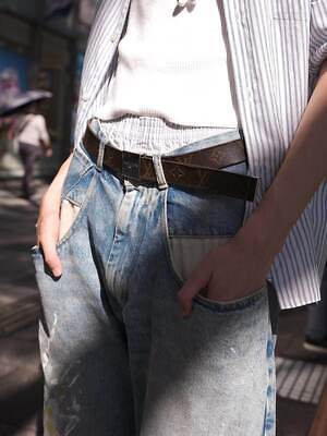 Ren Oriyamaさん - メゾン マルジェラ(Maison Margiela)、クレージュ(Courrèges)｜青山・表参道ストリートスナップ - 写真8