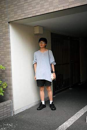 木嶋 凱人さん - 古着(ユーズド)(USED)、オニツカタイガー(Onitsuka Tiger)｜奥渋・下北沢ストリートスナップ - 写真1
