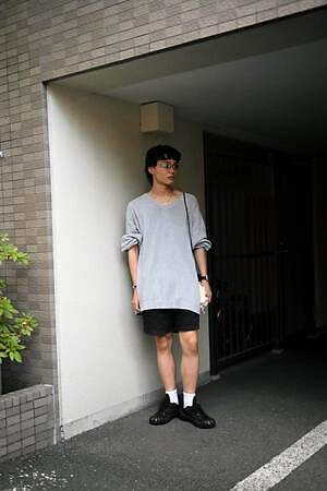 木嶋 凱人さん - 古着(ユーズド)(USED)、オニツカタイガー(Onitsuka Tiger)｜奥渋・下北沢ストリートスナップ - 写真2