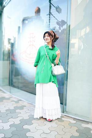 杉山 七海さん - ラルフ ローレン(Ralph Lauren)、古着(ユーズド)(USED)｜原宿ストリートスナップ - 写真1