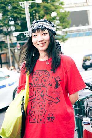Ningさん - ジーユー(GU)、ヴィンテージ(vintage)｜原宿ストリートスナップ - 写真2