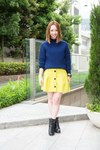高橋 侑子さん - メゾン キツネ(Maison Kitsuné)、アクネ ストゥディオズ(Acne Studios)｜青山・表参道ストリートスナップ1