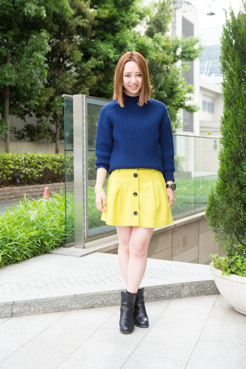 高橋 侑子さん - メゾン キツネ(Maison Kitsuné)、アクネ ストゥディオズ(Acne Studios)｜青山・表参道ストリートスナップ1