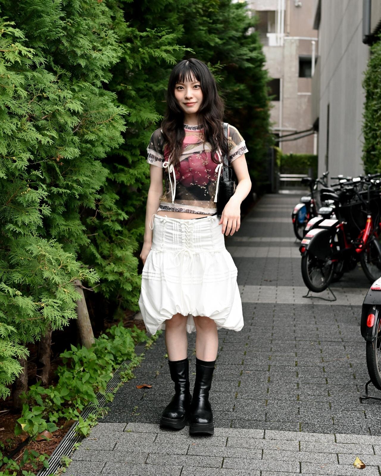 小林 柚葉さん - 古着(ユーズド)(USED)、オットリンガー(OTTOLINGER)｜渋谷ストリートスナップ - 写真7