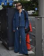TAJIさん - マメ クロゴウチ(Mame Kurogouchi)、ユニクロ(UNIQLO)｜青山・表参道ストリートスナップ1