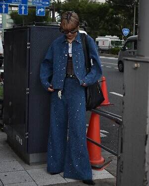 TAJIさん - マメ クロゴウチ(Mame Kurogouchi)、ユニクロ(UNIQLO)｜青山・表参道ストリートスナップ - 写真9