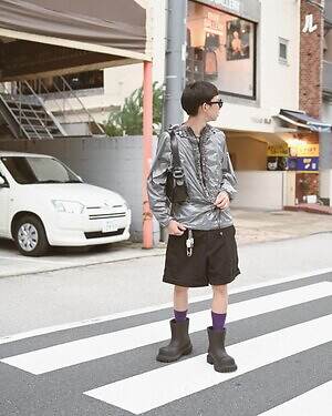 岩本 楓真さん - ジンズ(JINS)、バレンシアガ(BALENCIAGA)｜渋谷ストリートスナップ - 写真3