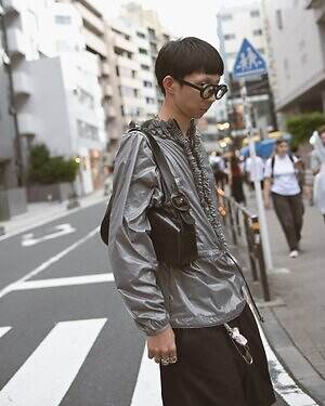 岩本 楓真さん - ジンズ(JINS)、バレンシアガ(BALENCIAGA)｜渋谷ストリートスナップ - 写真6