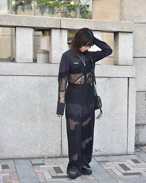 吉田 理紗さん - ハレ(HARE)、プランク プロジェクト(PRANK PROJECT)｜原宿ストリートスナップ - 写真2