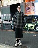 Sakinoさん - リック・オウエンス(Rick Owens)、ダークシャドウ(DRKSHDW)｜原宿ストリートスナップ2