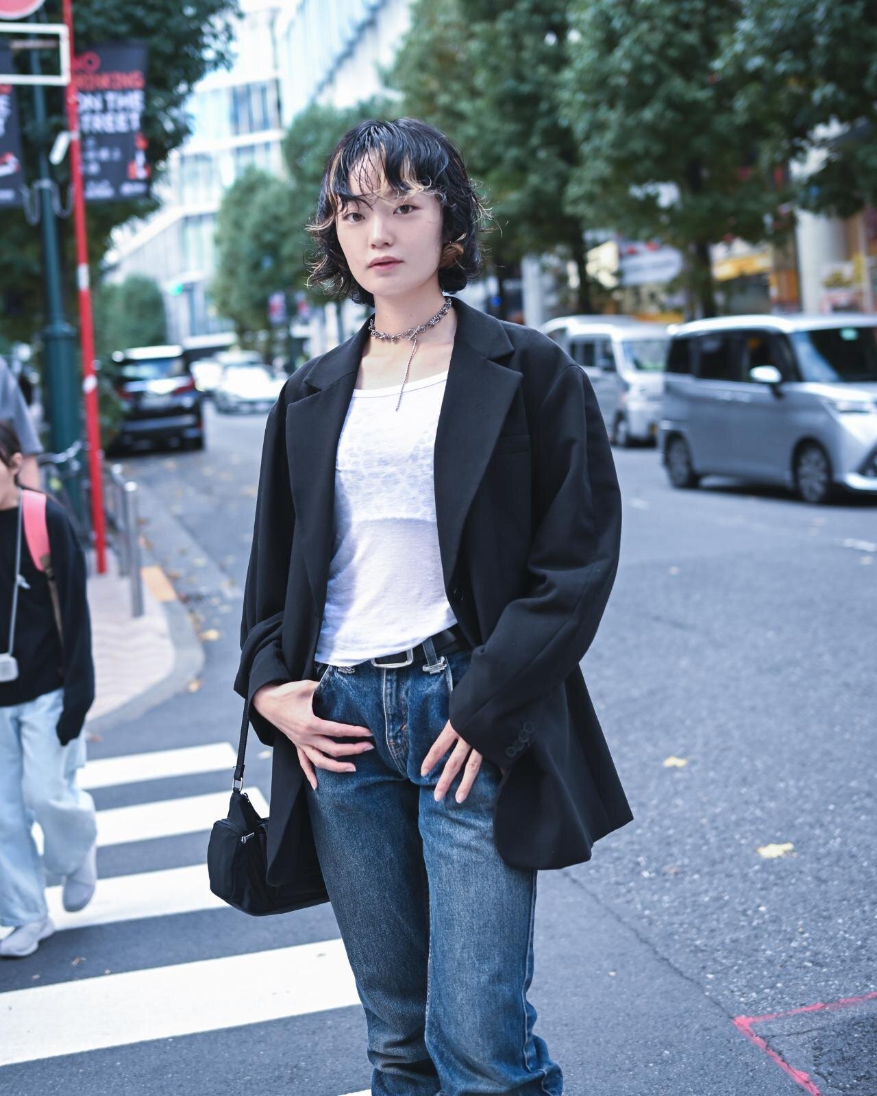 浅井 梨沙さん - エイチ＆エム(H&M)、リーバイス(Levi's)｜渋谷ストリートスナップ2