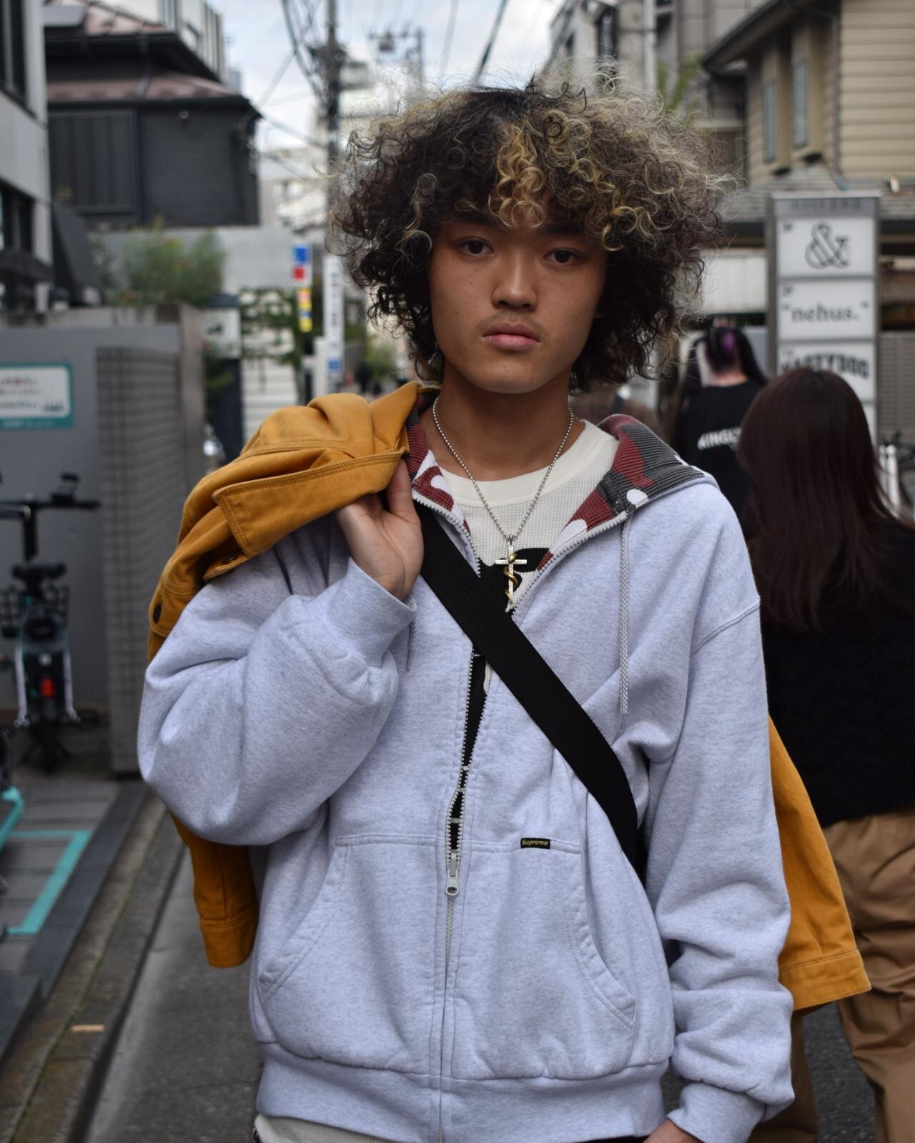 村松 祐磨さん - シュプリーム(Supreme)、ベンデイビス(BEN DAVIS)｜原宿ストリートスナップ2