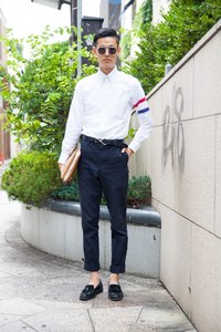 仲村 友樹さん - トム ブラウン(THOM BROWNE)、エンダースキーマ(Hender Scheme)｜原宿ストリートスナップ - 写真6