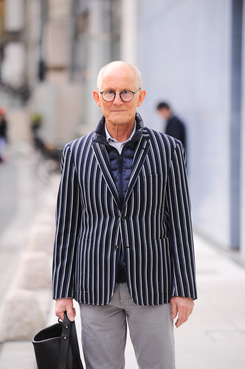 フレデリック カヴェルさん - ブラックフリース(BLACK FLEECE)、ユニクロ(UNIQLO)｜青山・表参道ストリートスナップ2