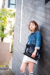 野口 綾子さん - アー・ペー・セー(A.P.C.)、ハイク(HYKE)｜渋谷ストリートスナップ2